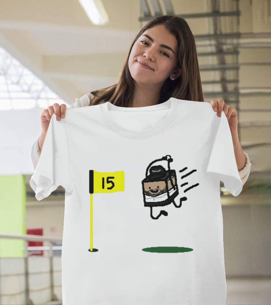 Michael Block Animated Golf Celebration Flag 15 T-Shirt