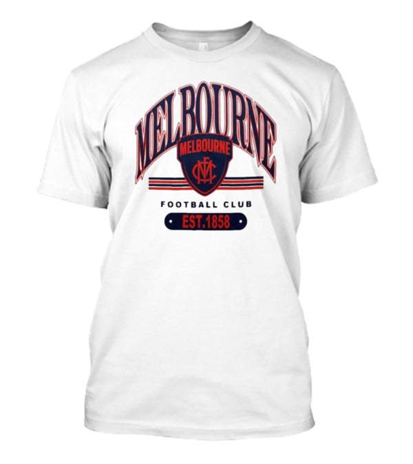 Melbourne Demons Football Club MFC Est 1858 T-Shirt