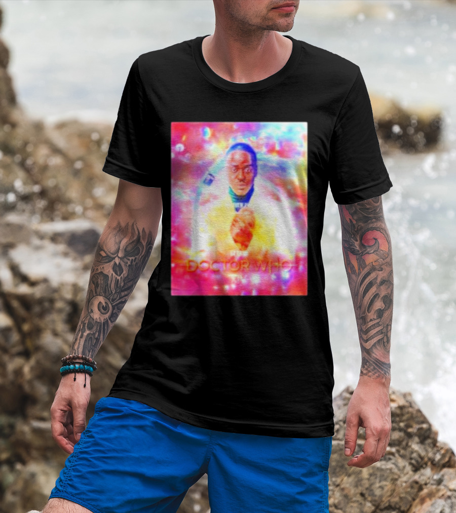 Doctor Who 14 Ncuti Gatwa Vibrant Time Traveler T-Shirt