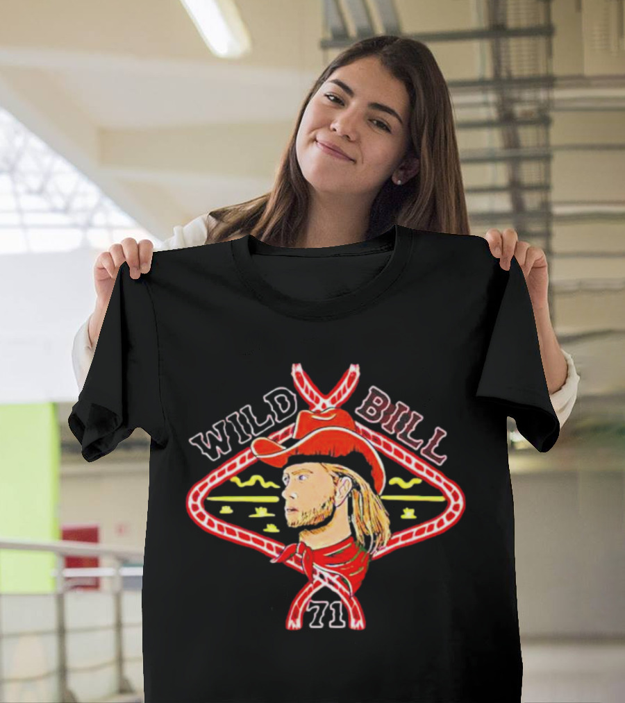 Vegas Golden Knights Wild Bill 71 William Karlsson Cowboy T-Shirt
