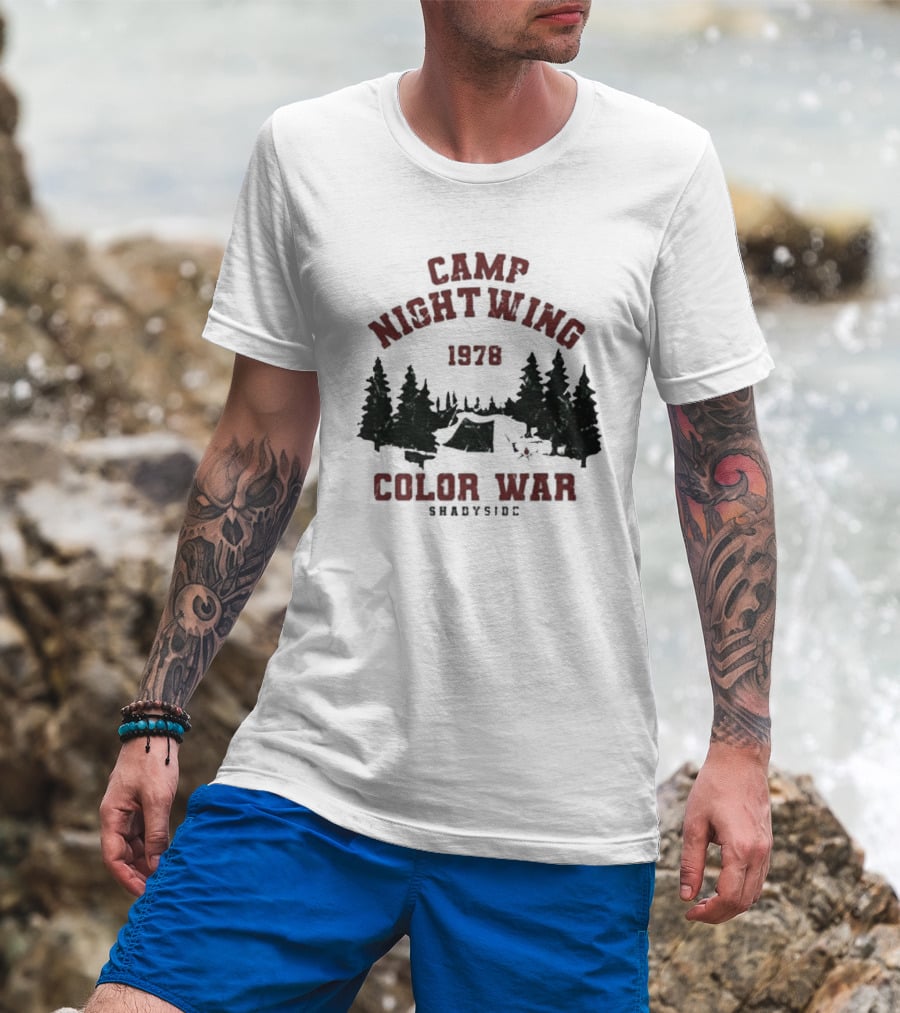 Camp Nightwing 1978 Color War Shadyside T-Shirt
