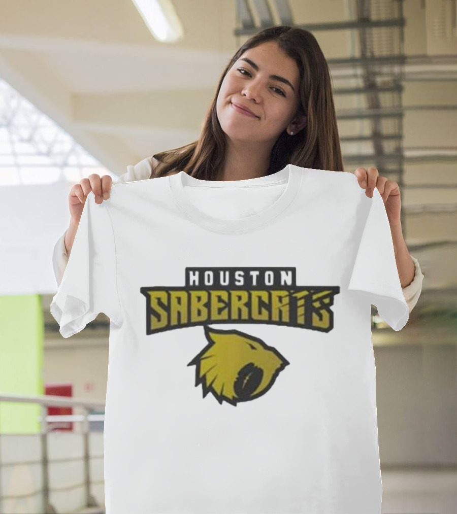 Houston SaberCats Yellow T-Shirt