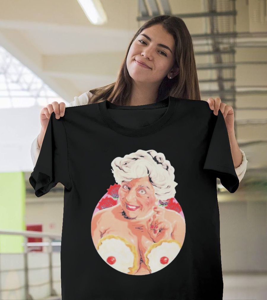 Miriam Saucy Grandma with Cake Pops and Roses T-Shirt