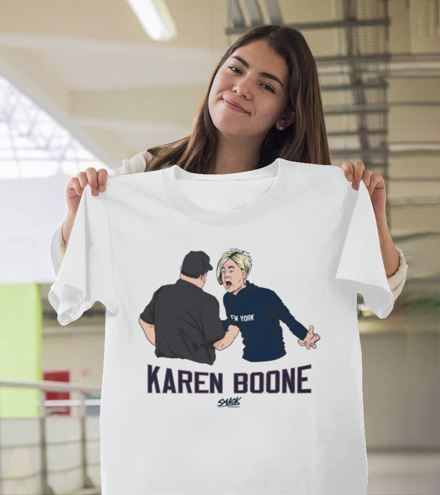 Karen Boone Aaron Boone New York Baseball Meme T-Shirt