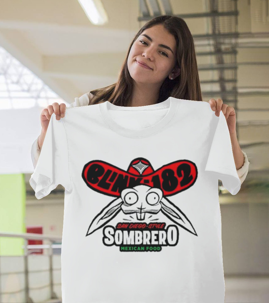 Blink-182 San Diego-Style Sombrero Mexican Food T-Shirt