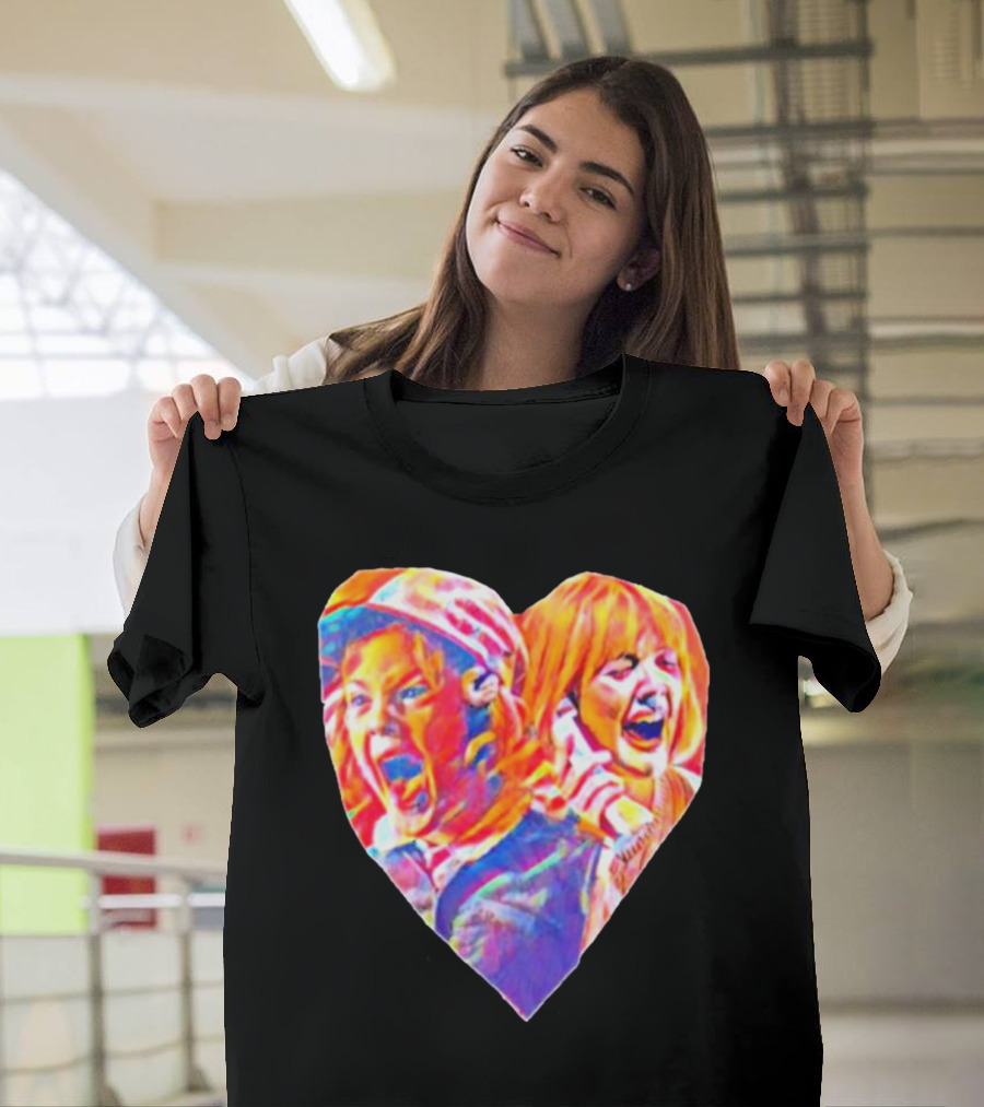 Vintage Movie Scream Drew Barrymore Heart Shaped T-Shirt