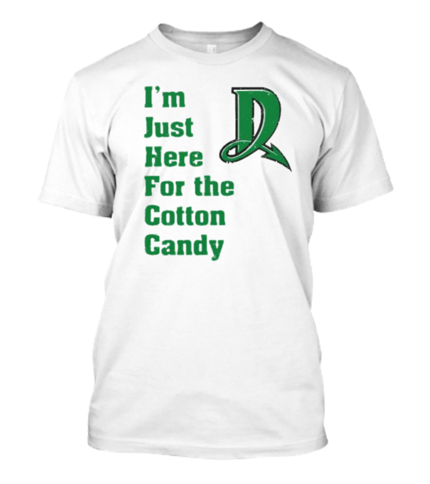 I'm Just Here For The Cotton Candy Dayton Dragons Baseball D T-Shirt