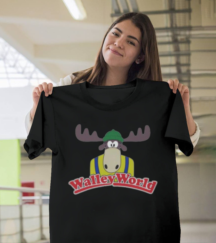 Marty Moose Walley World Mascot Retro Theme Park T-Shirt