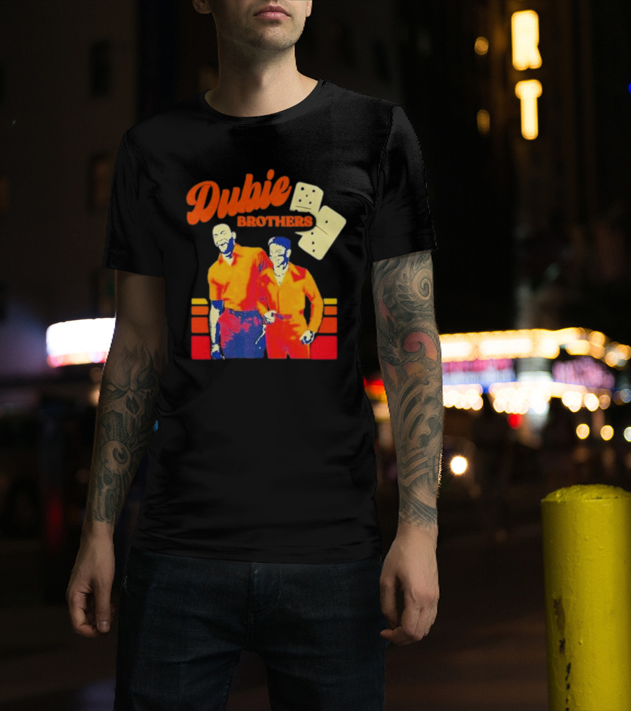 Dubie Brothers Domino Duo Orange Outfits T-Shirt