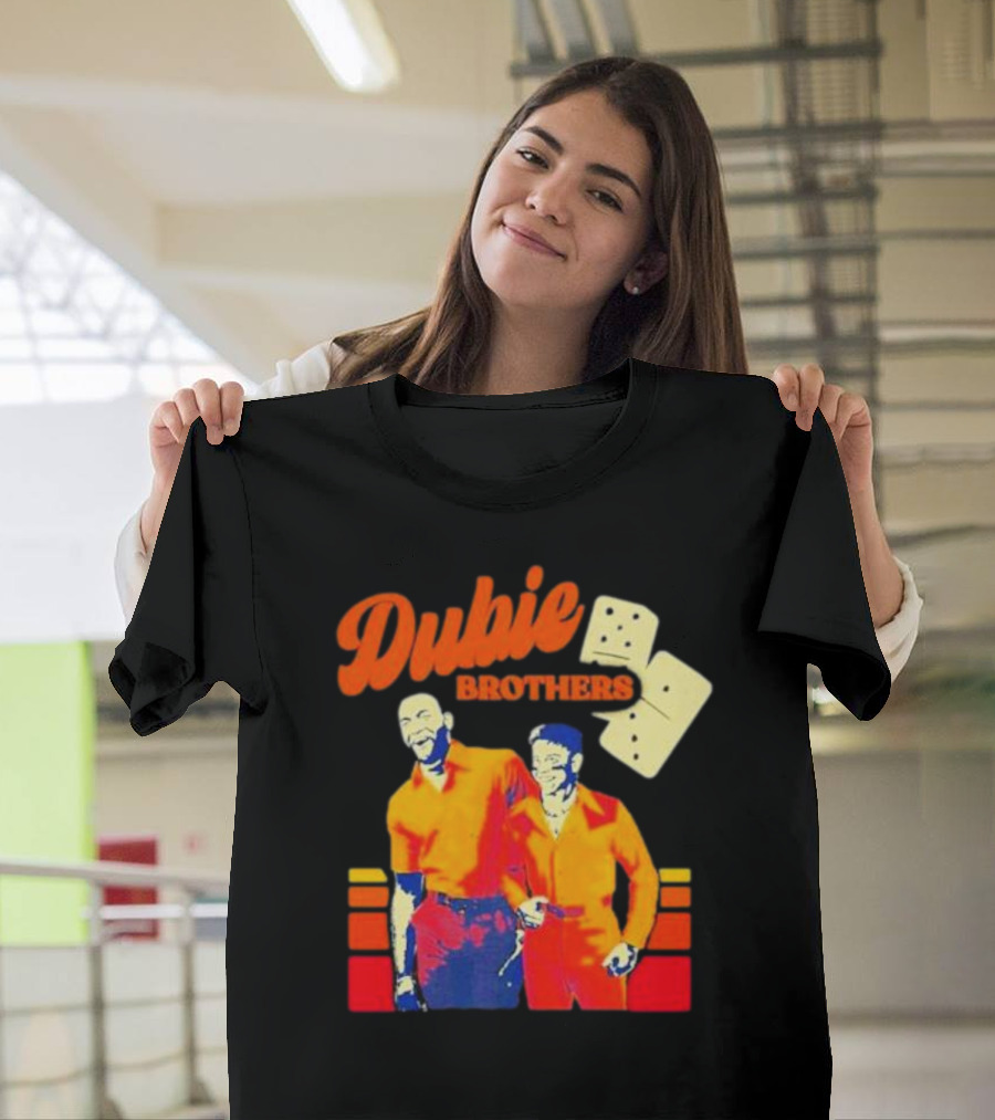 Dubie Brothers Domino Duo Orange Outfits T-Shirt