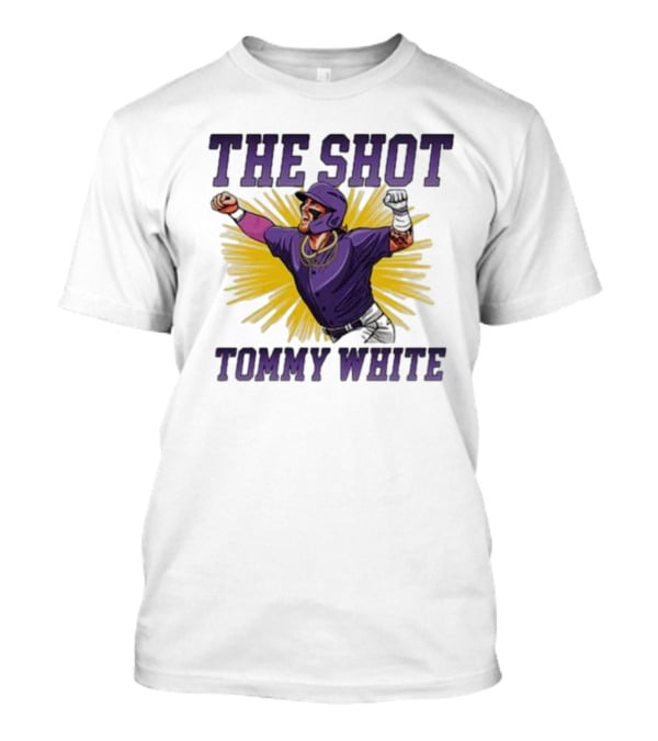 Tommy White The Shot Baseball Celebration Explosion T-Shirt