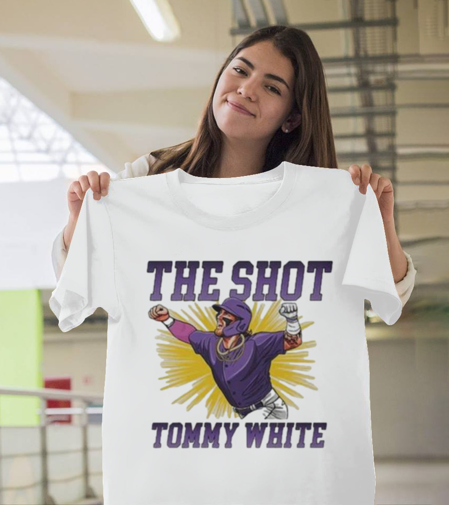 Tommy White The Shot Baseball Celebration Explosion T-Shirt