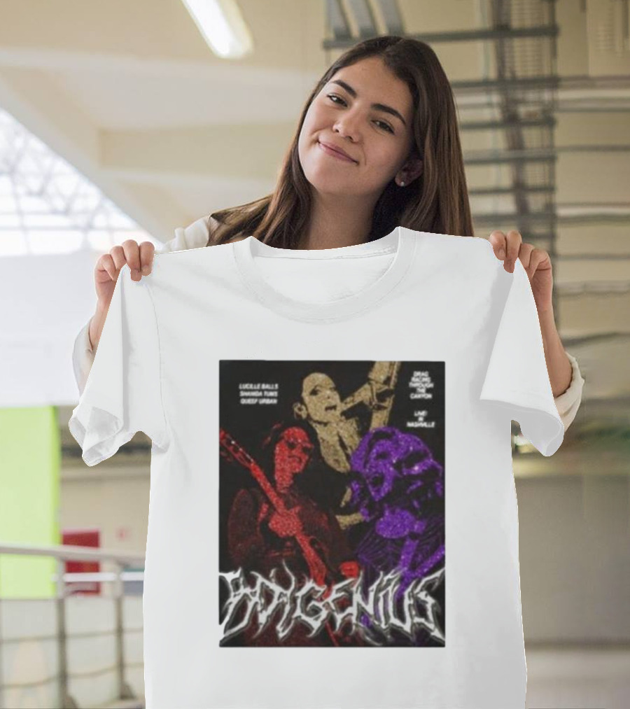 Boygenius Lucille Balls Shanida Tums Queef Urban Drag Racing Live In Nashville T-Shirt