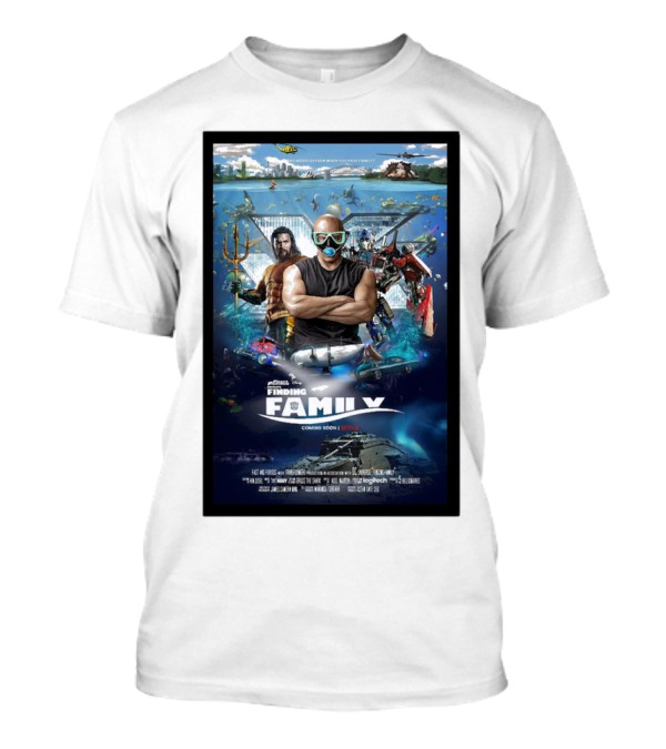 Fast And Furious Fast X Finding Family Aquaman Transformers Crossover T-Shirt