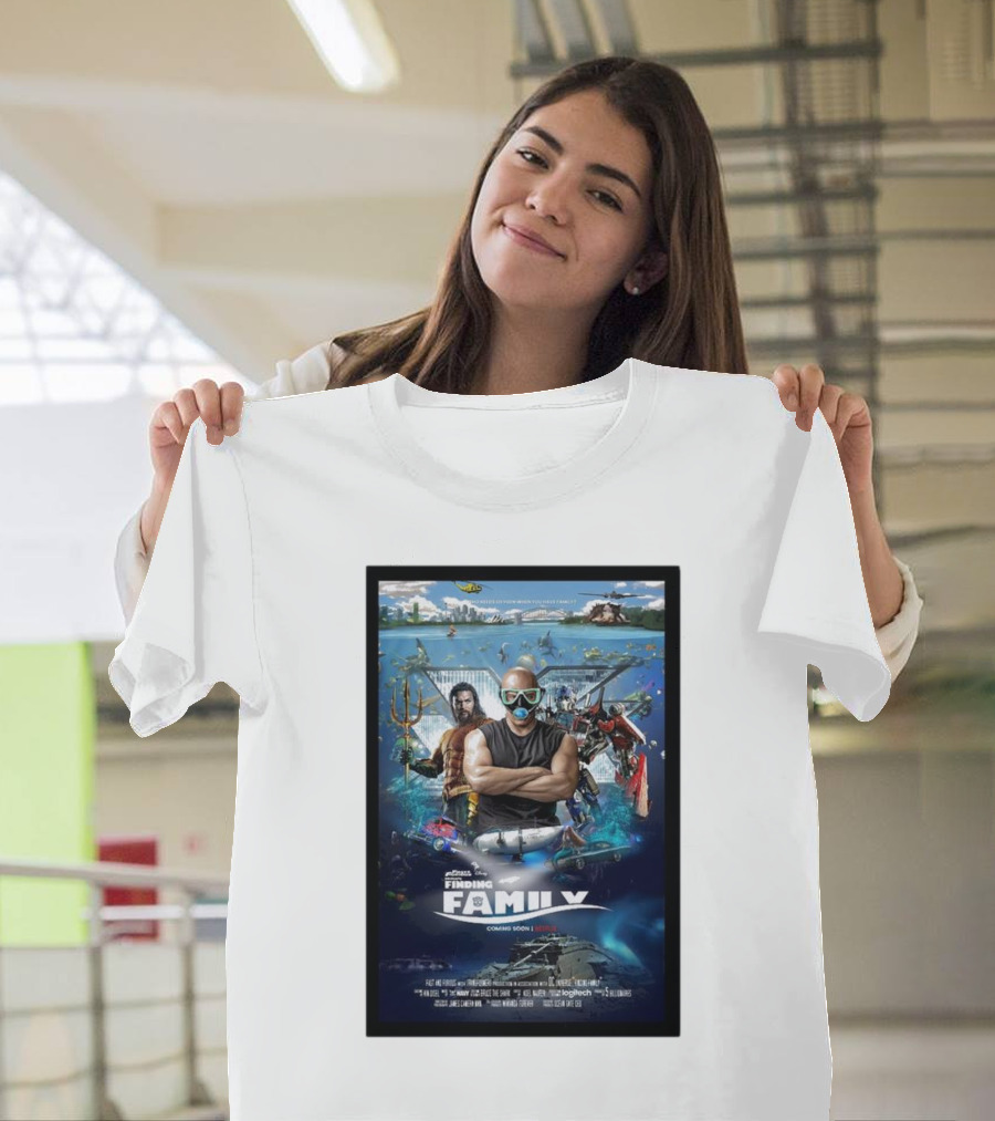 Fast and Furious Fast X Finding Family Aquaman Transformers Crossover T-Shirt