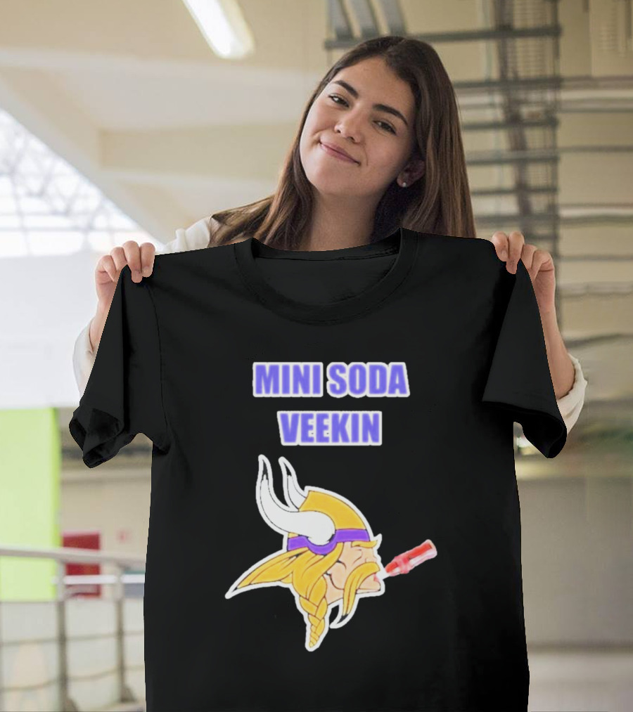 MINI SODA VEEKIN Viking Drinking Soda T-Shirt