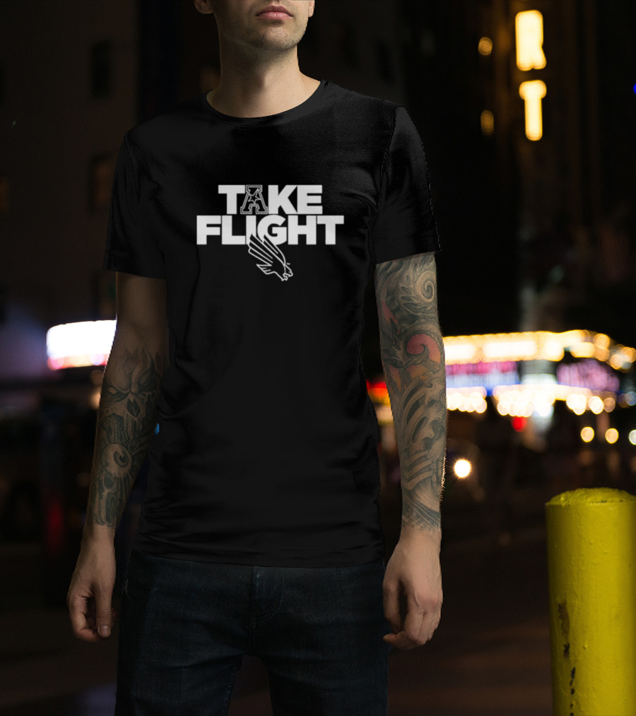 Take Flight Mean Green Sports American T-Shirt