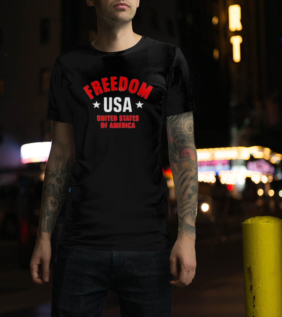 Sgt Troy's Freedom USA United States Of America T-Shirt