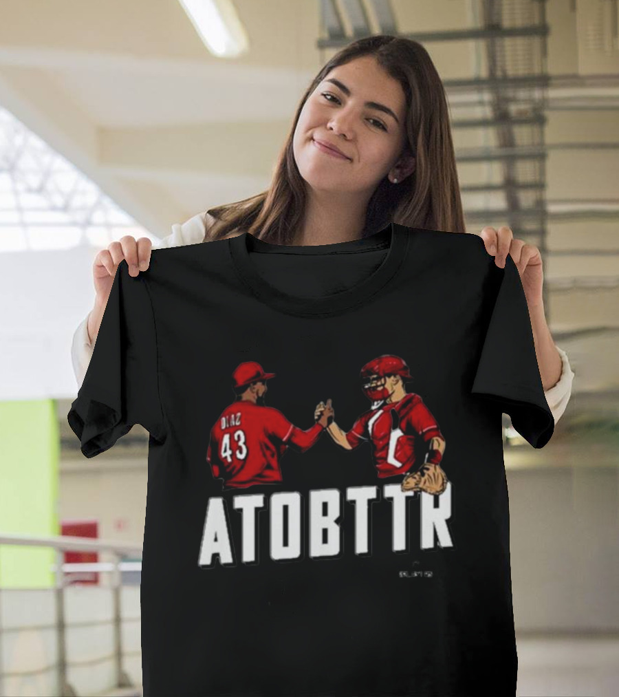 Atobttr Cincinnati Baseball Diaz 43 T-Shirt