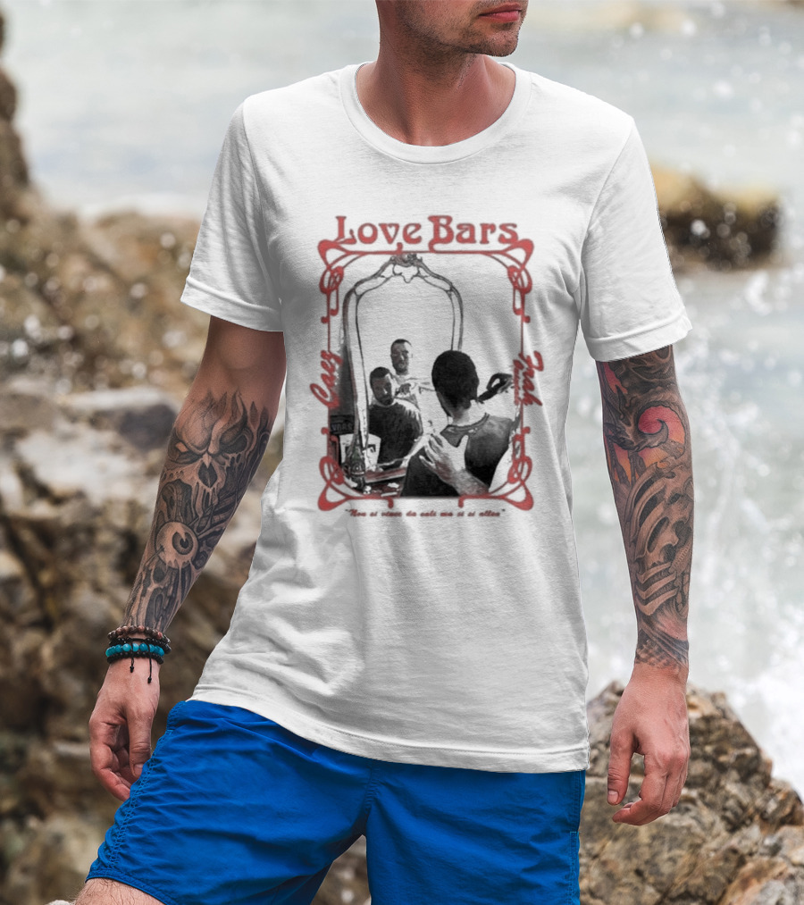 Love Bars Frah Quintale Mirror Reflection Snippet T-Shirt