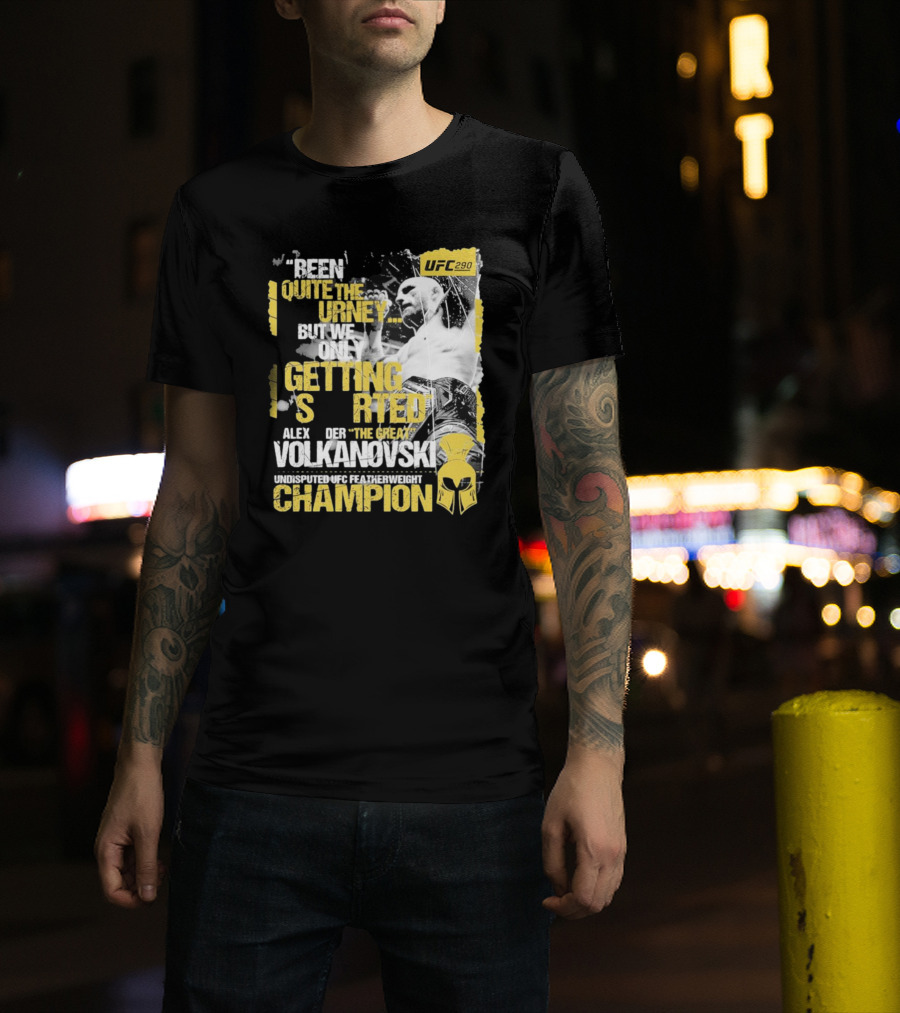 Alex The Great Volkanovski UFC 290 Undisputed Featherweight Champion T-Shirt