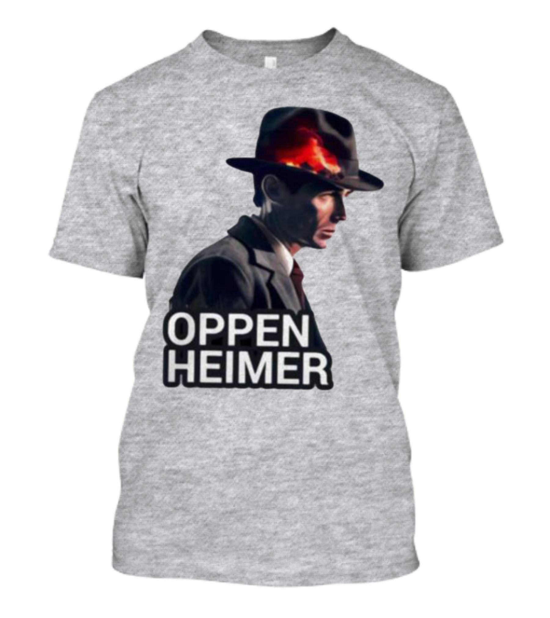 Oppenheimer Cillian Murphy Fiery Explosion Hat T-Shirt