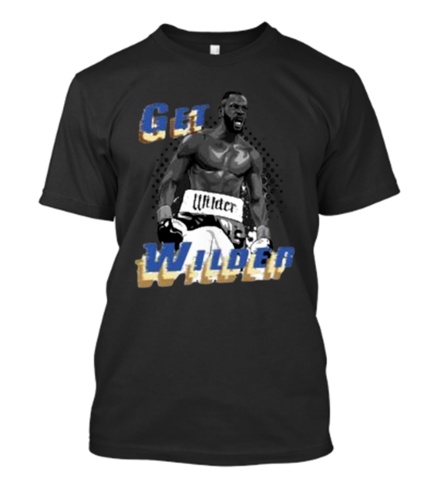 Get Wilder Boxer Roaring With Boxing Gloves T-Shirt