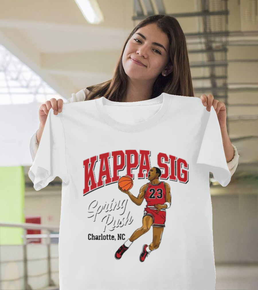 Kappa Sig 23 Basketball Spring Rush Charlotte NC T-Shirt