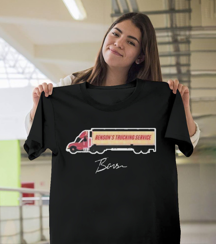 Benson's Trucking Service Borsa College Trucking Service Wht T-Shirt
