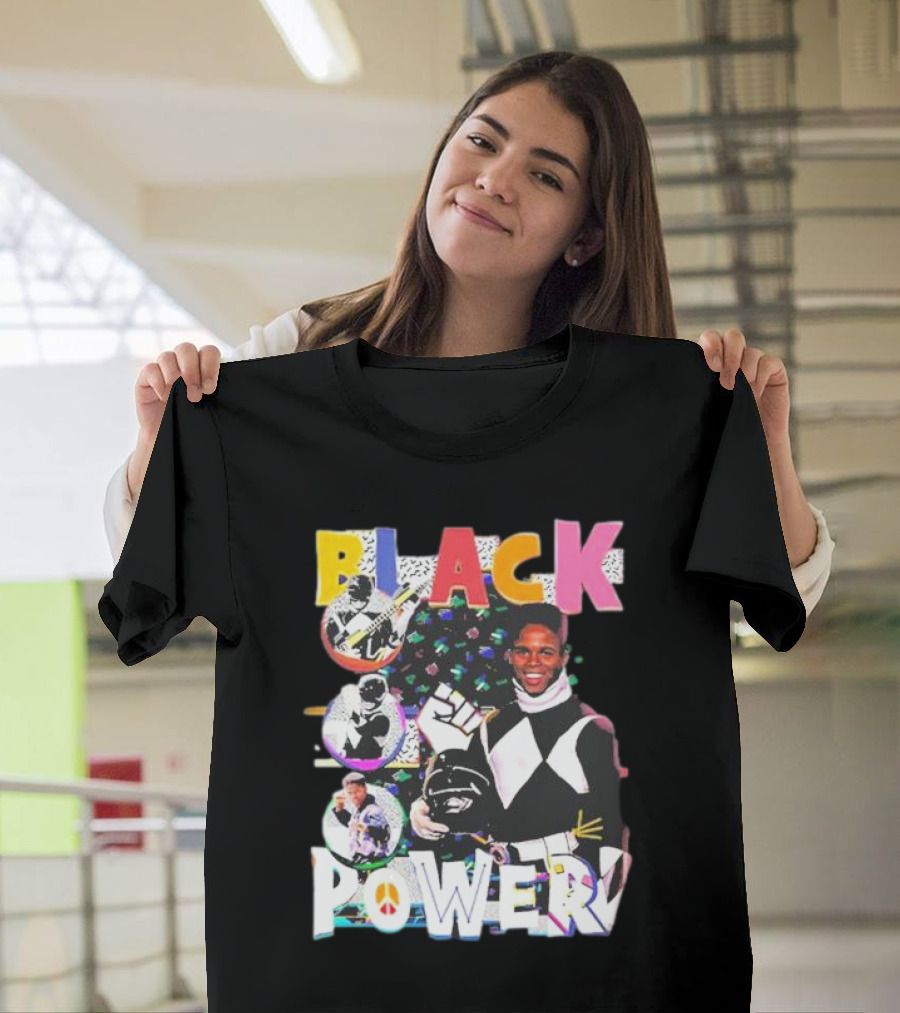 Black Power Mighty Morphin Tribute Go Go T-Shirt