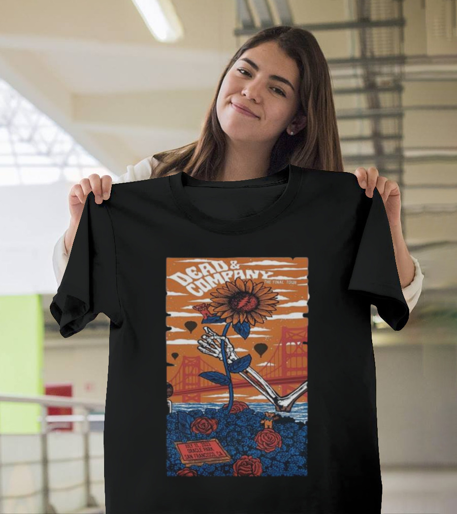 Dead and Company The Final Tour July 15 Oracle Park San Francisco T-Shirt