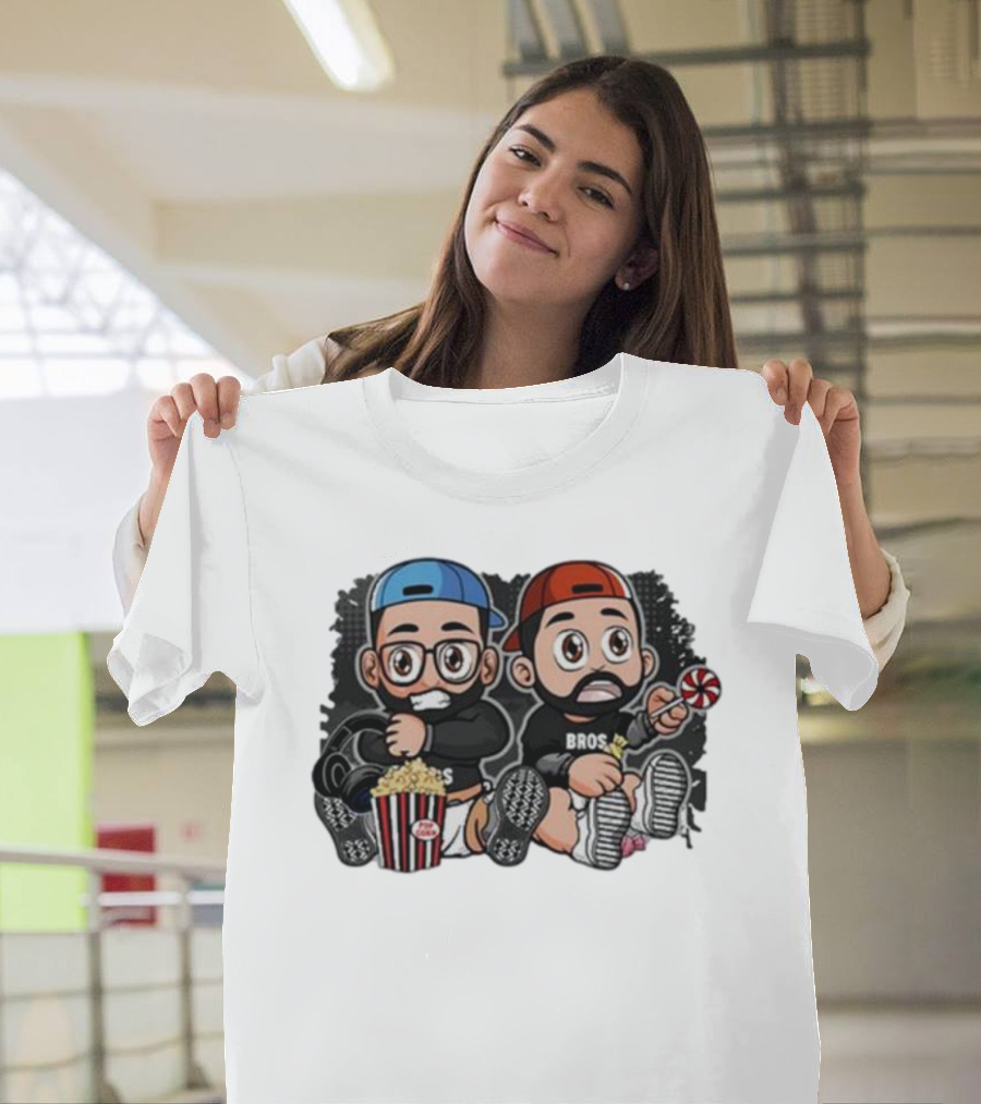 JK Bros Caca Babies Popcorn Lollipop Cap Duo Bros T-Shirt