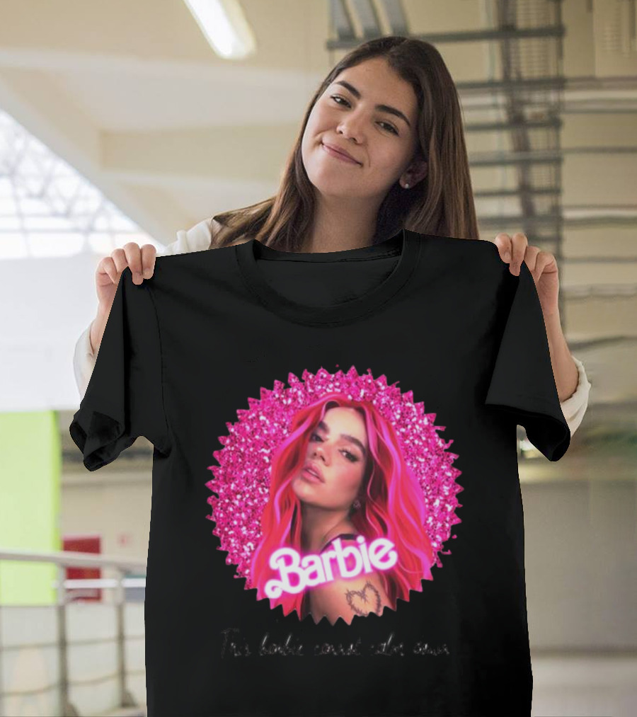 Karol G Barbie Glitter Portrait This Barbie Cannot Calm Down T-Shirt