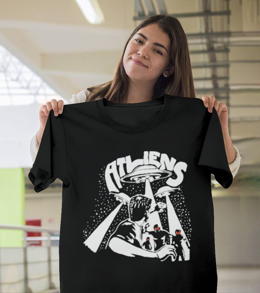 ATLien Abduction Escape With UFO Beam Encounter T-Shirt