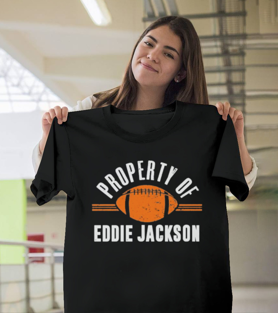 Property Of Eddie Jackson Chicago Football T-Shirt