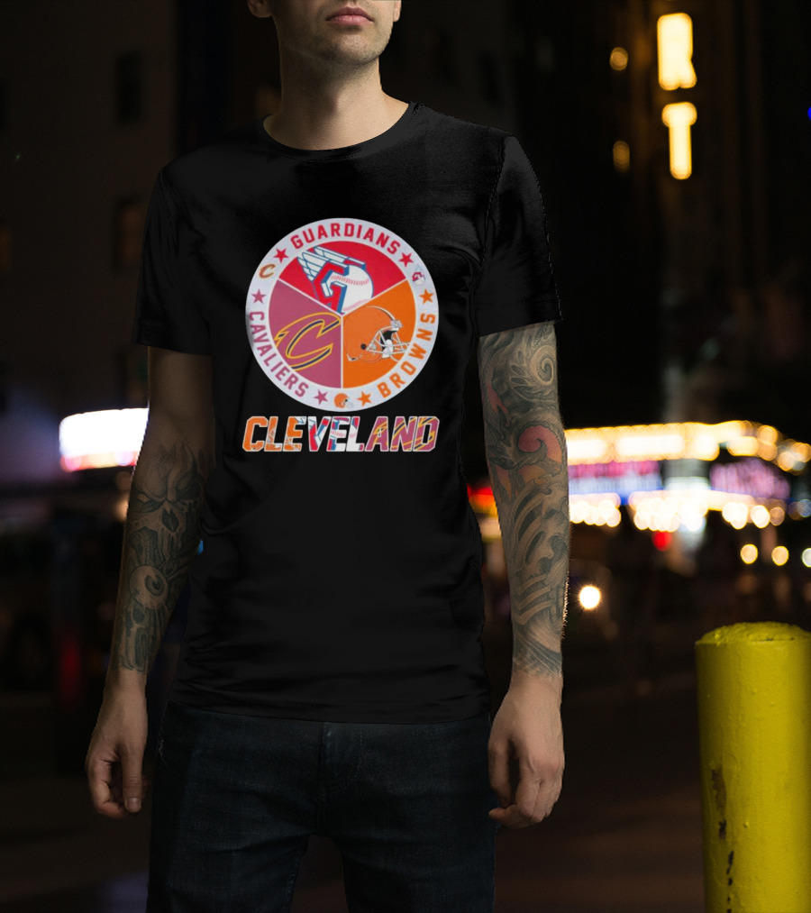 Cleveland Cavaliers Guardians Browns T-Shirt