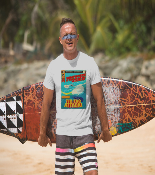 Trans Medium Adventures Somewhere In The Skies Tic Tac Attack T-Shirt