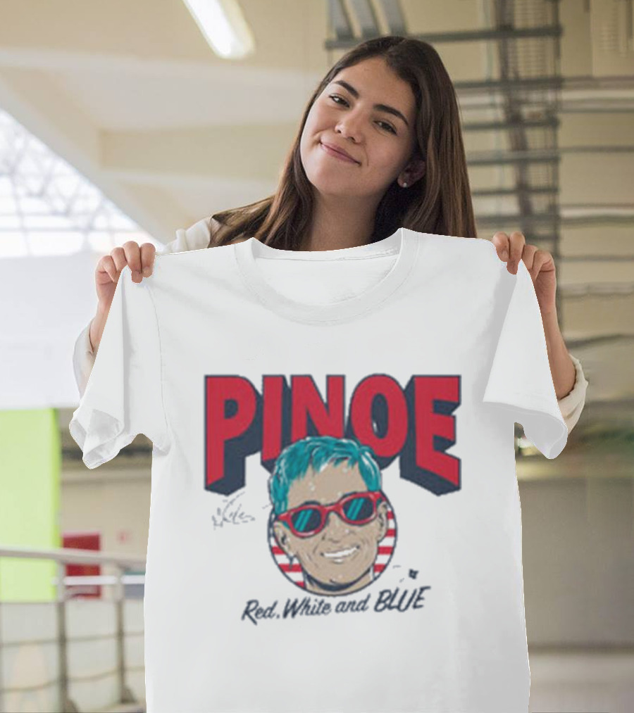 PINOE Red White And Blue T-Shirt