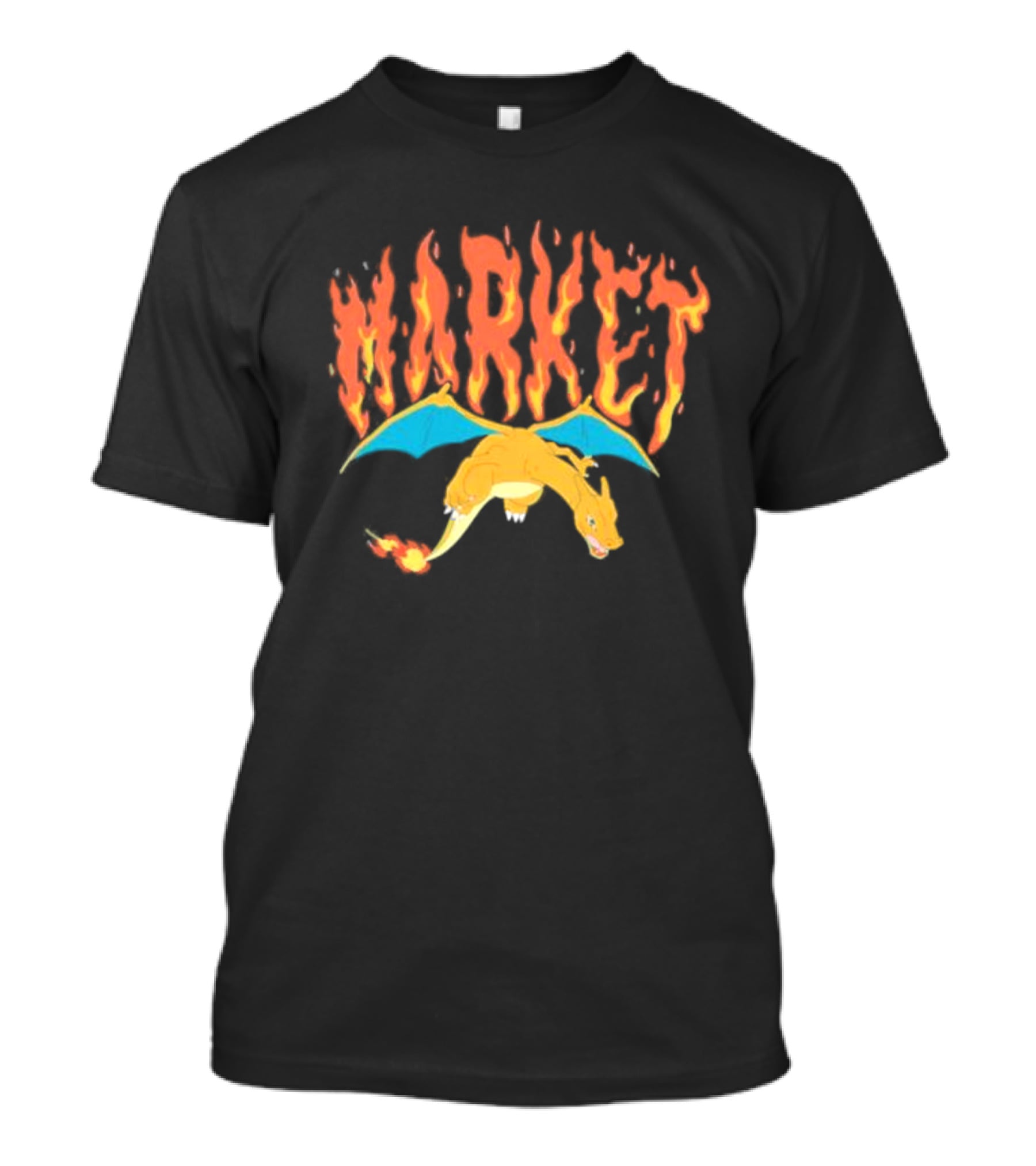 Market Charizard Flames Pokémon T-Shirt