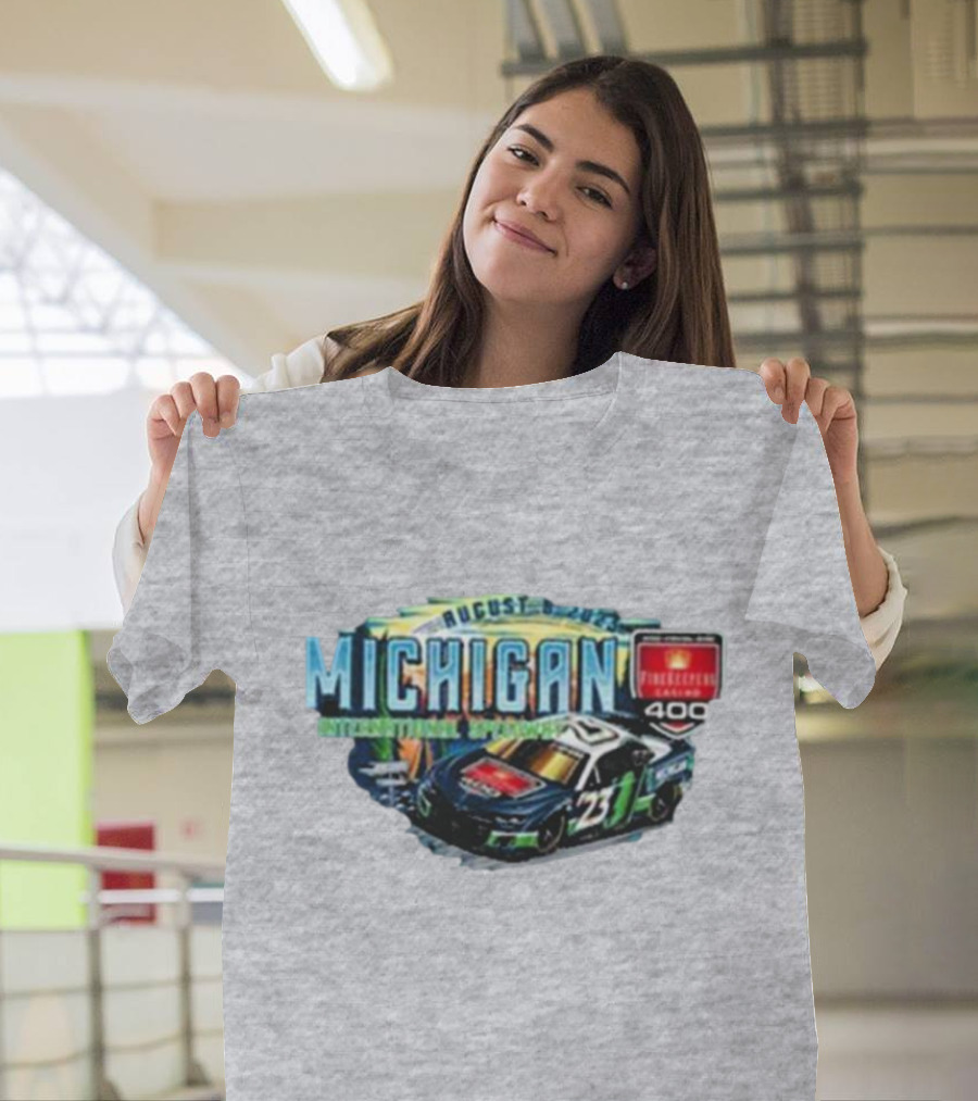 August Michigan International Speedway FireKeepers Casino 400 Race Car 23 T-Shirt