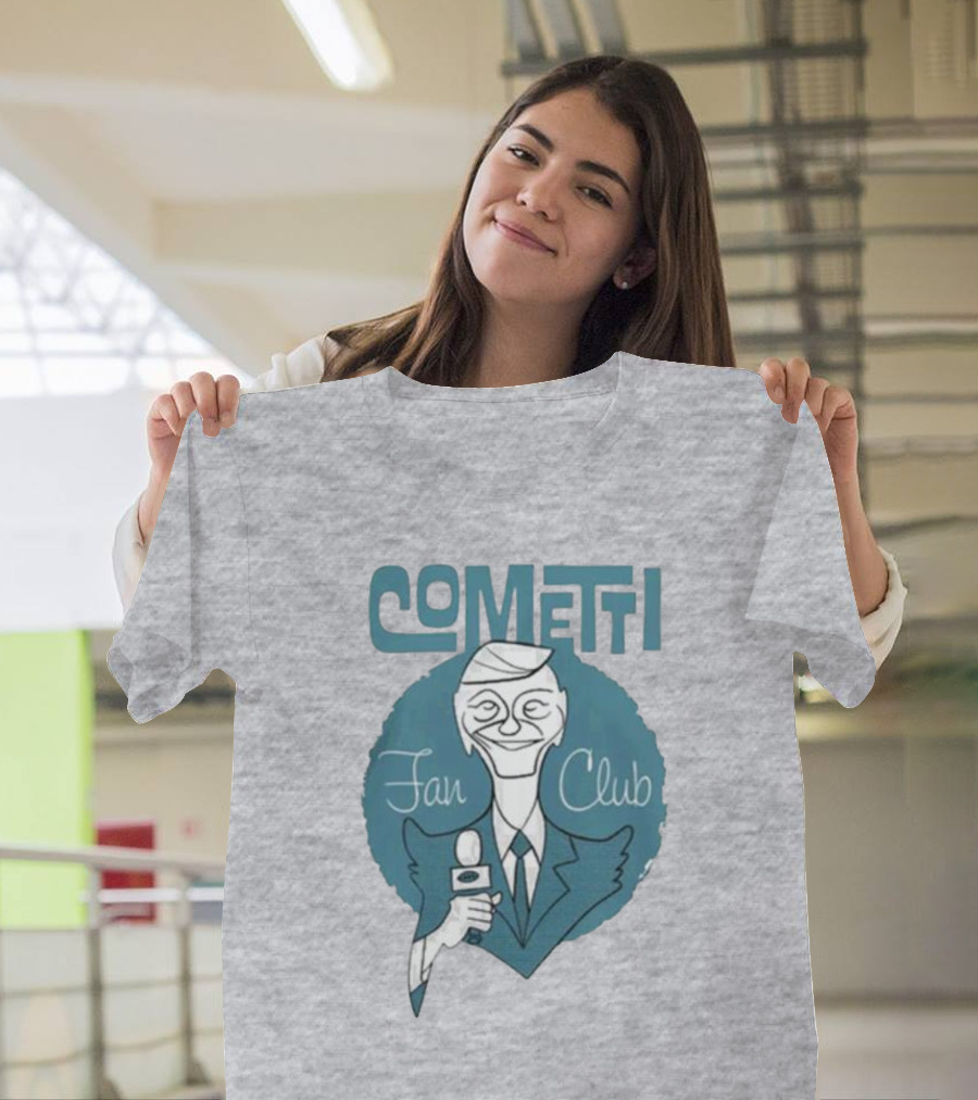 Cometti Fan Club Cartoon Microphone T-Shirt