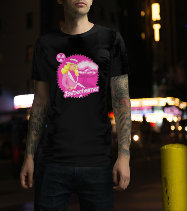 Barbenheimer Boom Pink Atomic Fashion Explosion T-Shirt