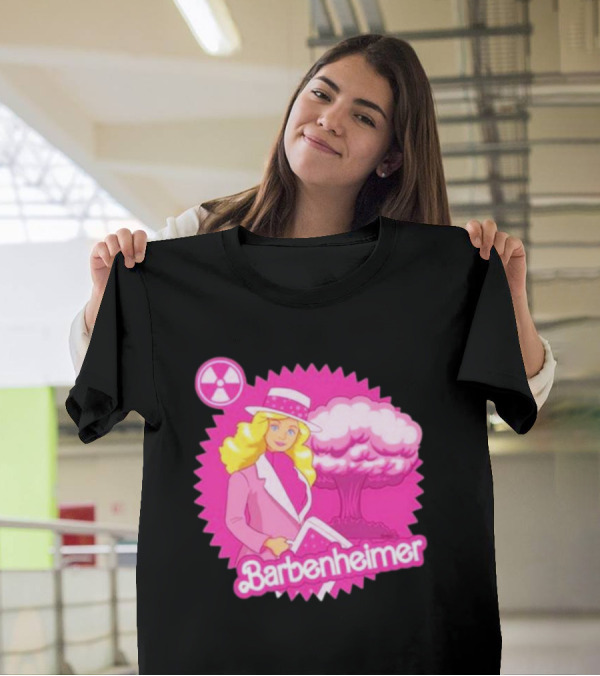 Barbenheimer Boom Pink Atomic Fashion Explosion T-Shirt