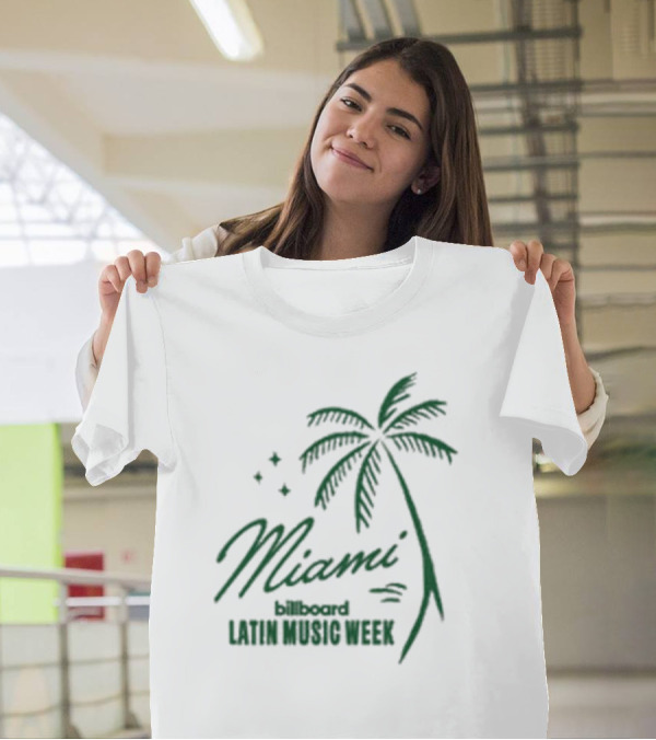 Miami Billboard Latin Music Week Palm Tree T-Shirt