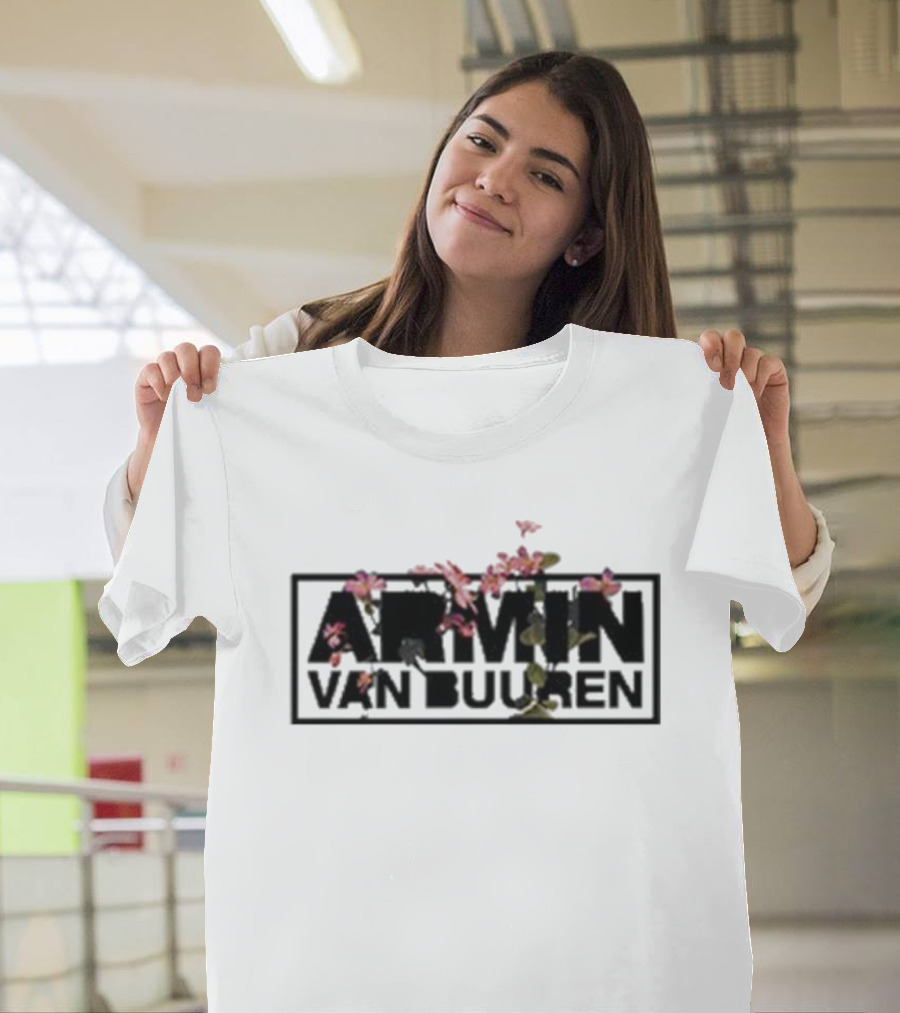 Armin Van Buuren Armada Music Floral T-Shirt