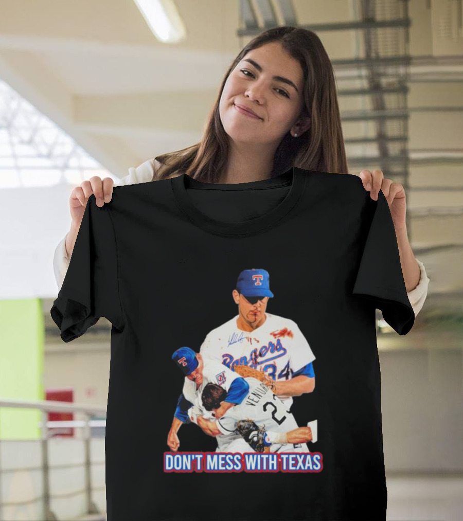 Nolan Ryan Texas Rangers Don’t Mess With Texas Ventura Fight T-Shirt
