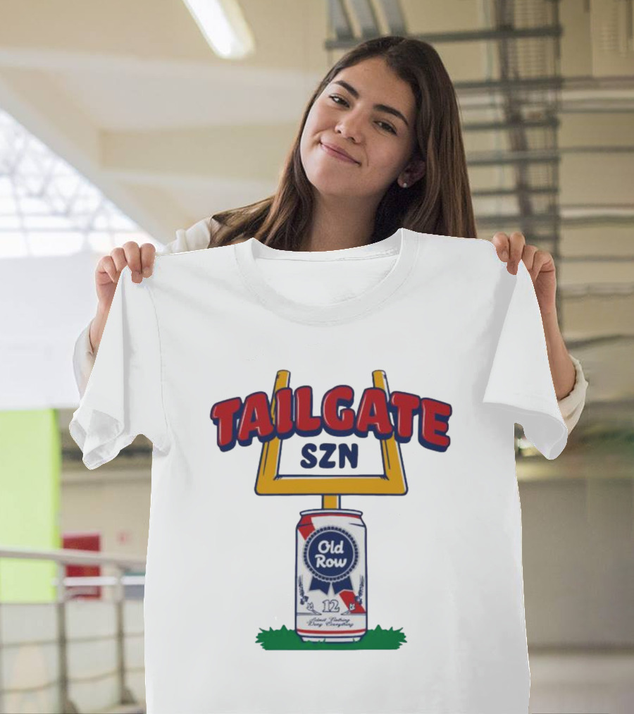 Old Row Ribbon Beer Tailgate SZN 12 Can T-Shirt