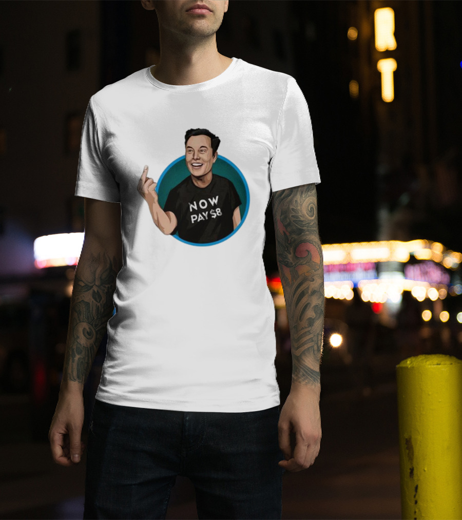 Elon Musk Now Pay $8 Circle Gesture T-Shirt