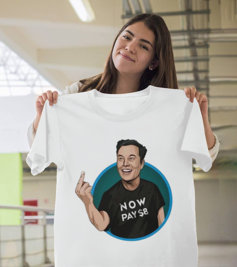Elon Musk Now Pay $8 Circle Gesture T-Shirt