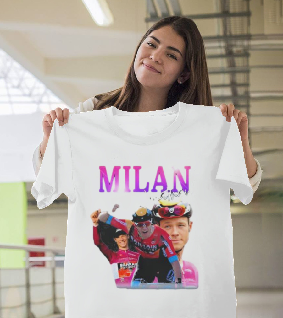 Milan Jonathan Bahrain Cycling Victory T-Shirt